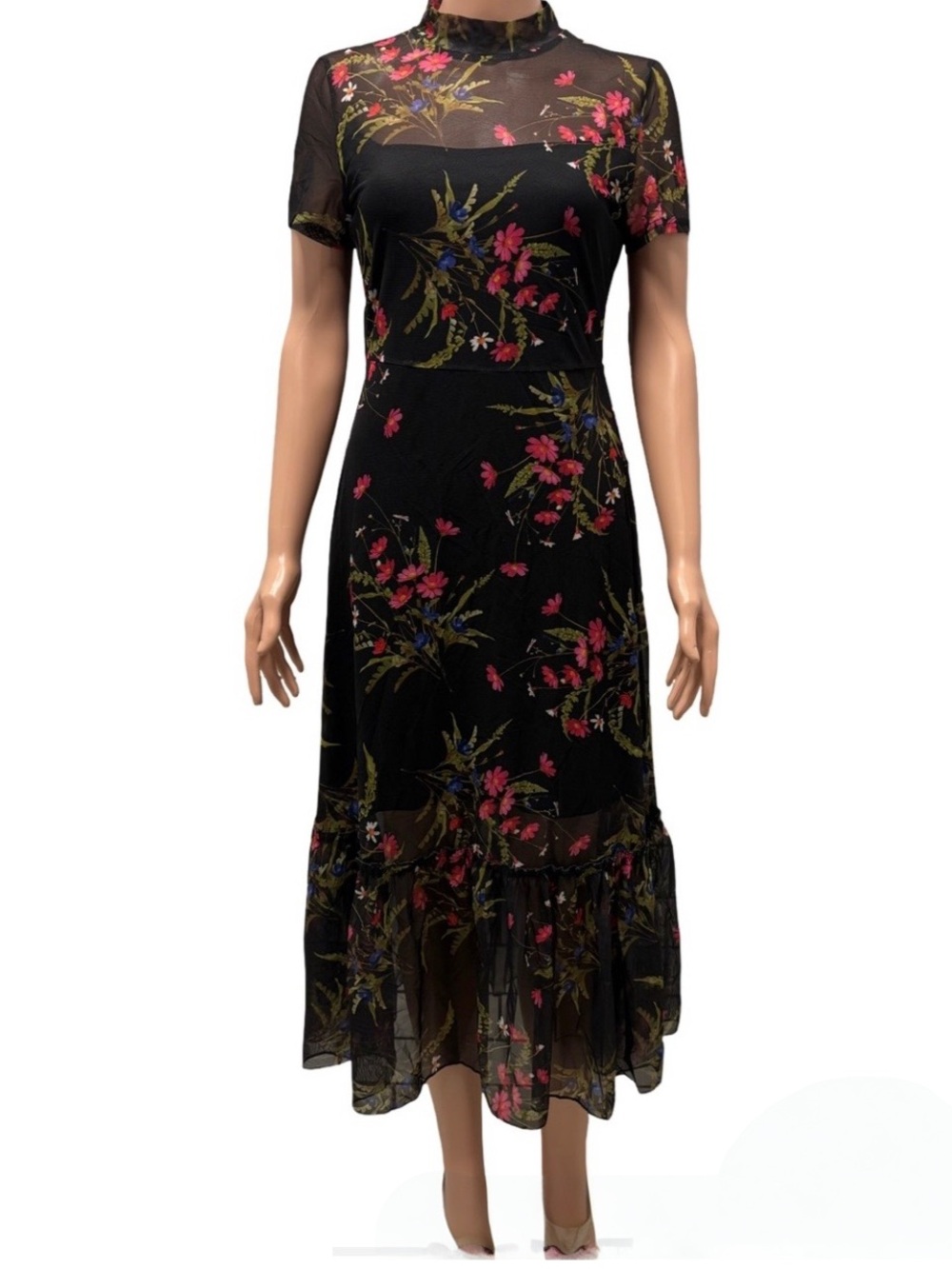 NWT GothDark mesh maxi dress, medium - Picture 5 of 8